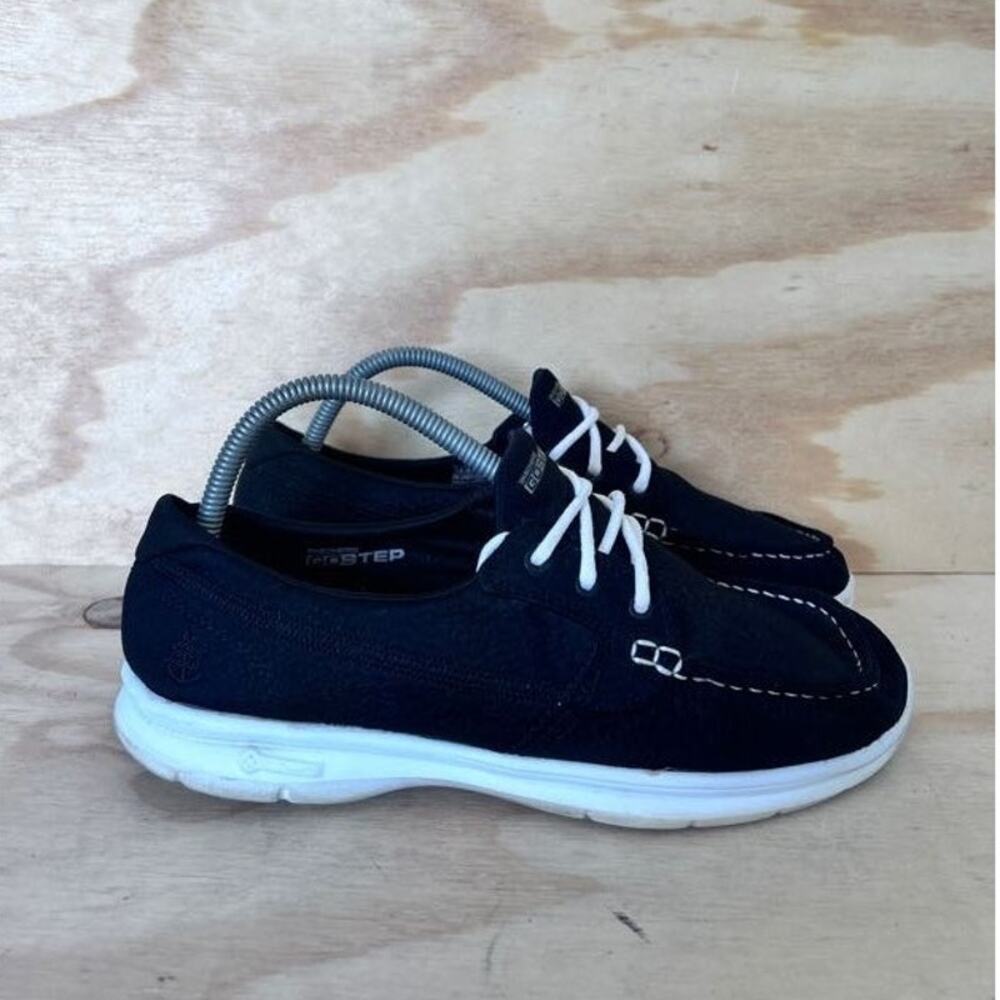 Skechers - Go Step-Riptide - Boat Shoes - Blue - Women's - 9.5 - SN 14420